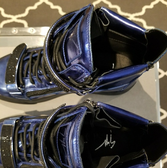 Giuseppe Zanotti Double Bar Sneaker  US Men 8 - Picture 5 of 8